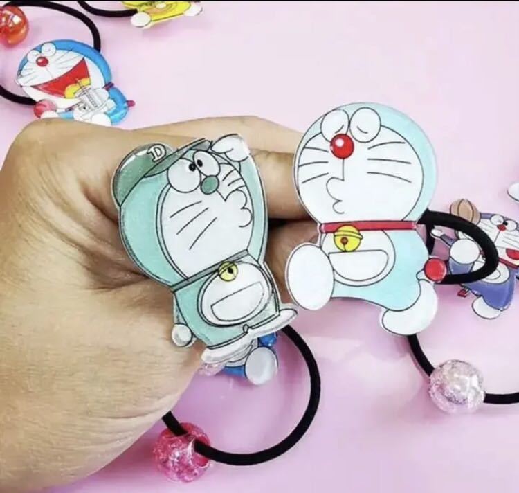  симпатичный Doraemon. резинка для волос 10 шт 1 комплект Kids ребенок 