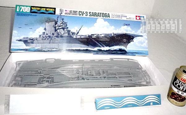 ◇2 タミヤ 1/700【アメリカ海軍航空母艦 CVー3 サラトガ】_画像1