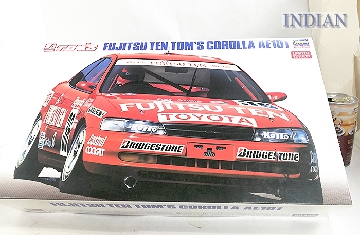 ◇3 ハセガワ【1/24 限定品 　富士通テン トムスカローラ AE101】