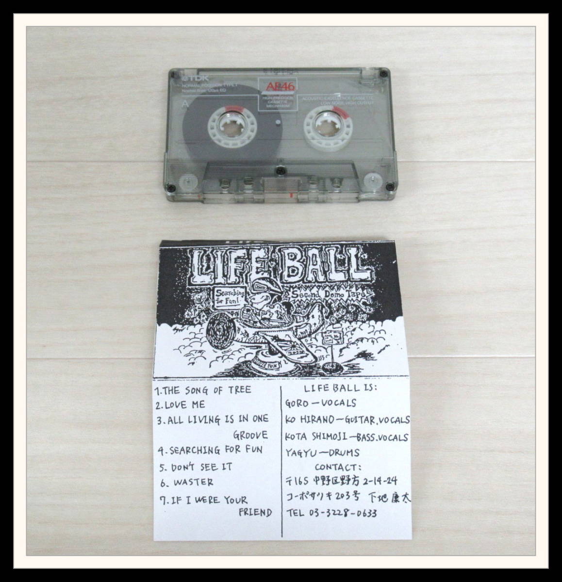 Life Ball デモテープ hi-standard.ハイスタ.pizza of death.メロコア 