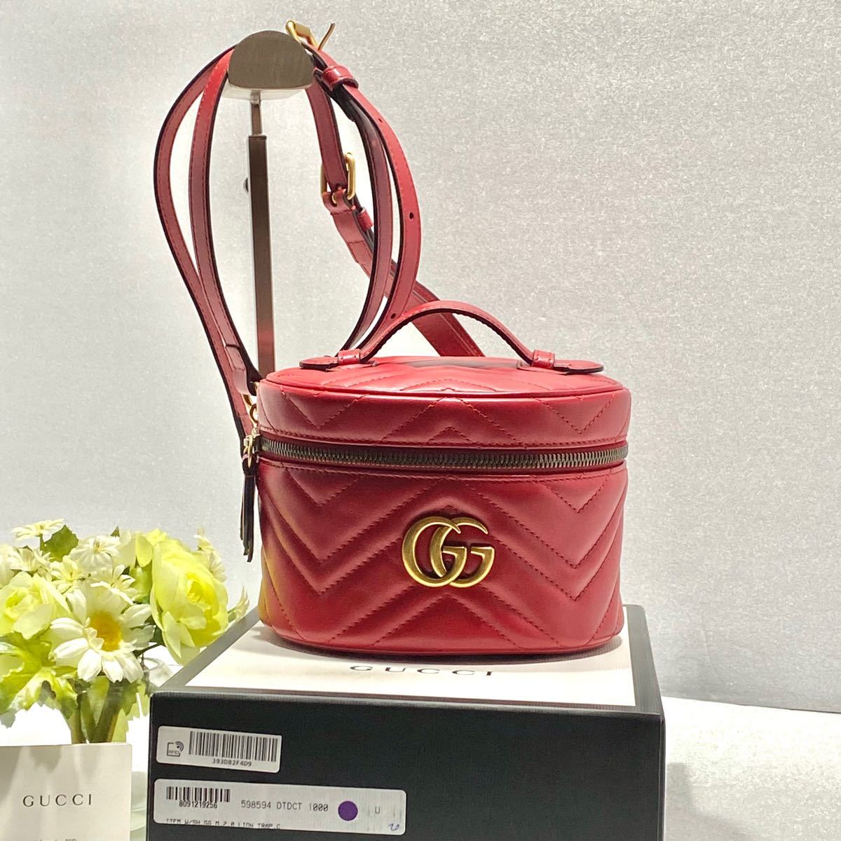 大人気爆買い Gucci - グッチ GUCCI レザー GGマーモント リュック