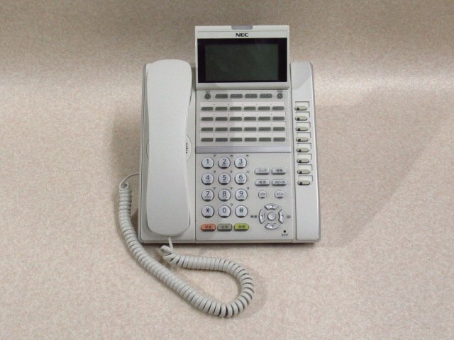 ▲Ω XC1 15698◆ 保証有 NEC ITZ-32D-2D(WH)TEL Aspire UX 32ボタンIP電話機 初期化済 きれいめ・祝10000!取引突破!!