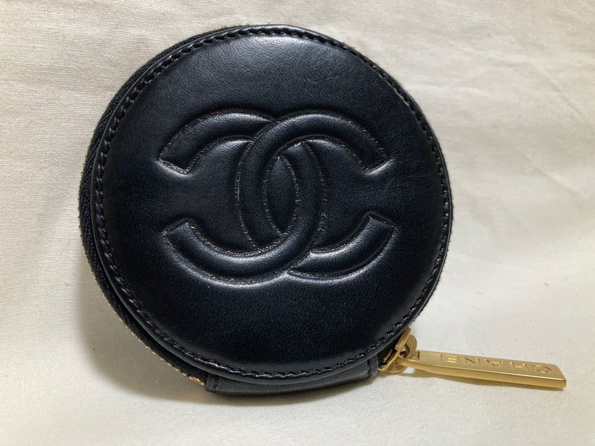 270 CHANEL シャネル カメリア ココマーク コインケース ラム - 通販