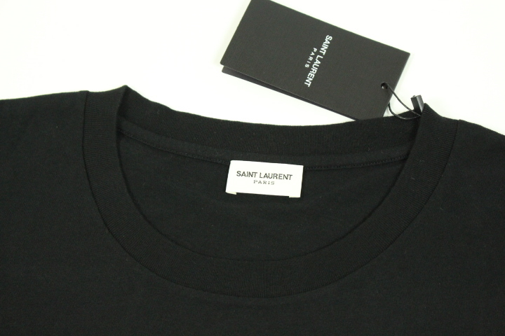  sun rolan lady's T-shirt unisex OKsigni tea - Logo black size M SAINT LAURENT