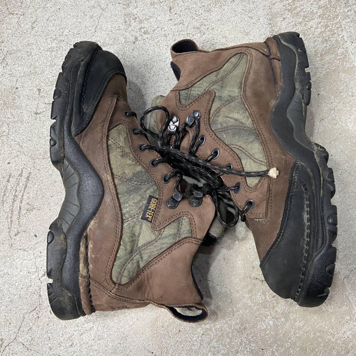 ☆送料無料☆Danner RADICAL 45 CAMO GTX☆ゴアテックス☆47300☆迷彩ヌバックレザーハイキングブーツ☆登山☆27．５ｃｍ☆g２２_画像4