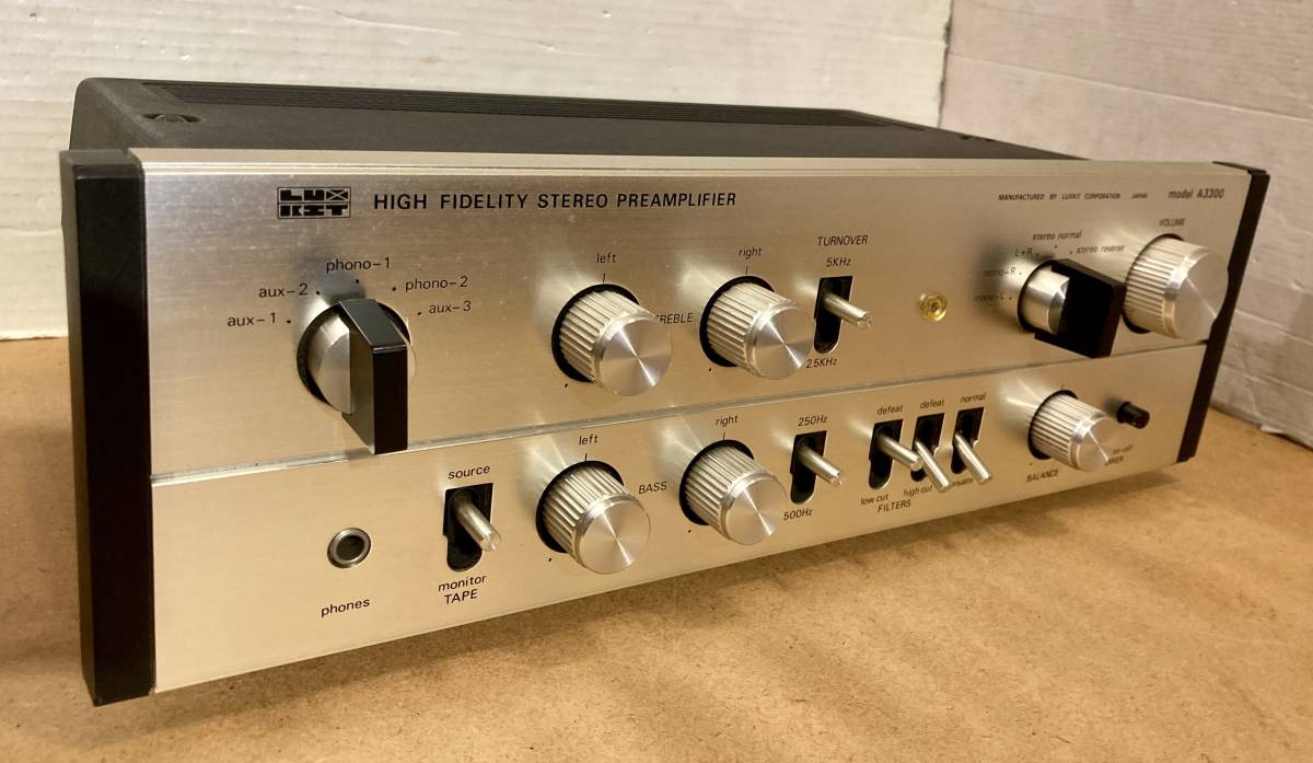 □LUXMAN/LUXKIT ラックスマン/ラックスキット A3300 □管球式