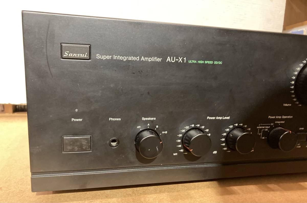 □SANSUI (サンスイ) / AU-X1 プリメインアンプ 高級名機 音出し □SANSUI (サンスイ) / AU-X1 プリメインアンプ 高級名機 音出し