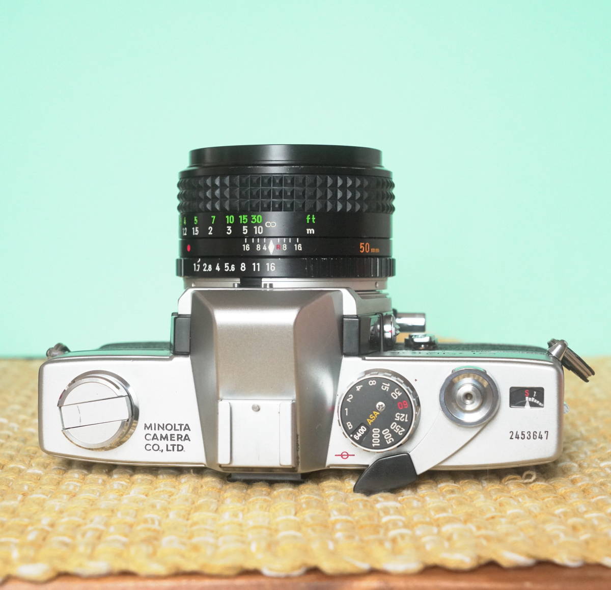 完動品◎ミノルタSRT101 × 50mm f1.7 フィルムカメラ #647