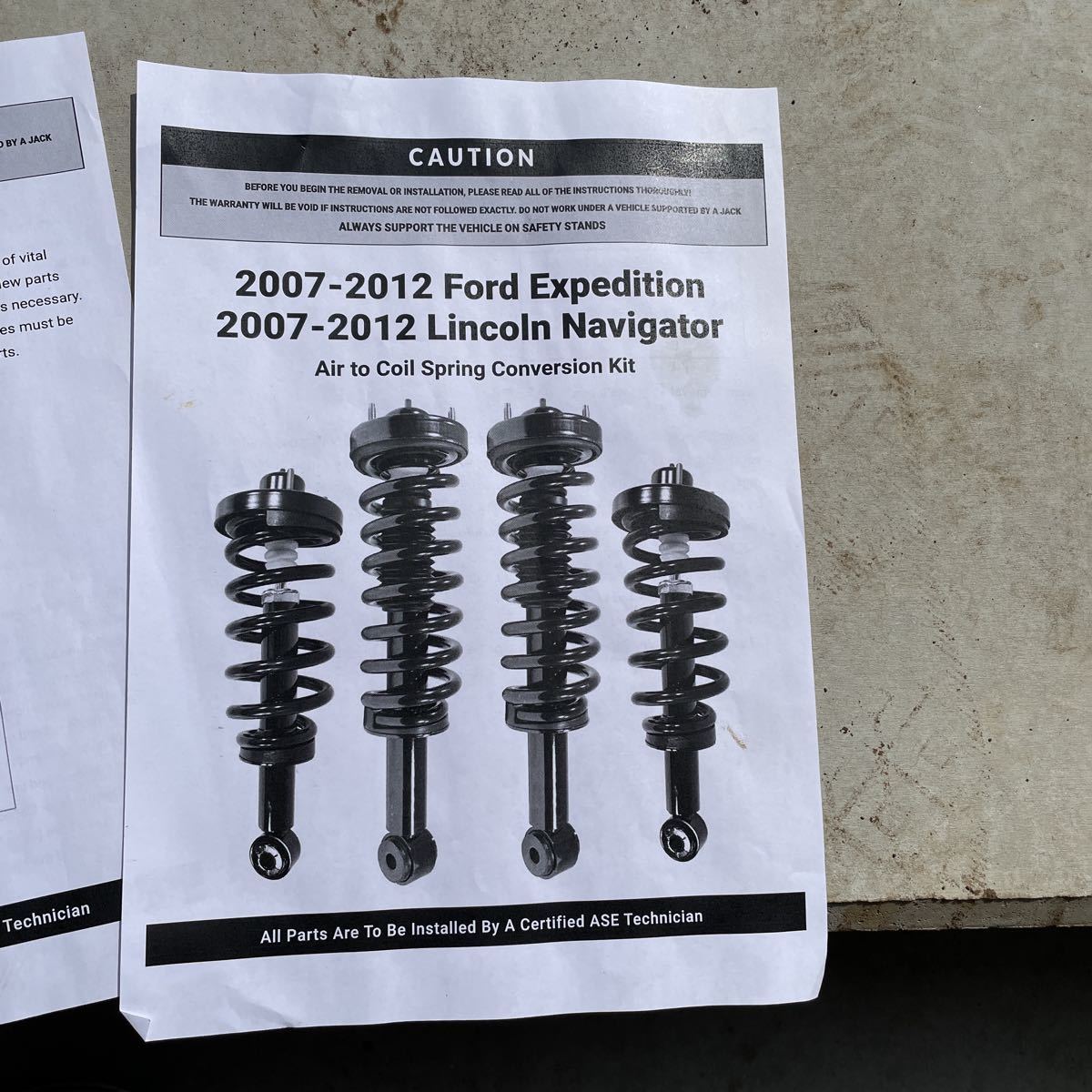  Lincoln Navigator Ford Expedition shock absorber shock absorber spring suspension Unity made suspension 