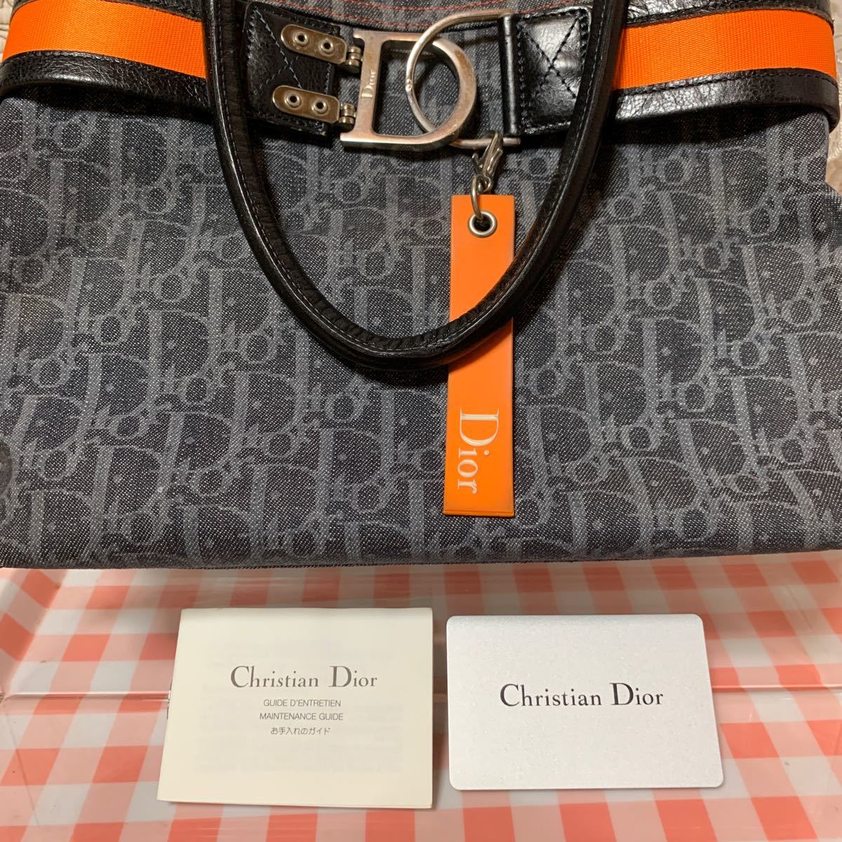 売り販促品 Christian　Dior　フライトラインハンドバッグ ハンドバッグ