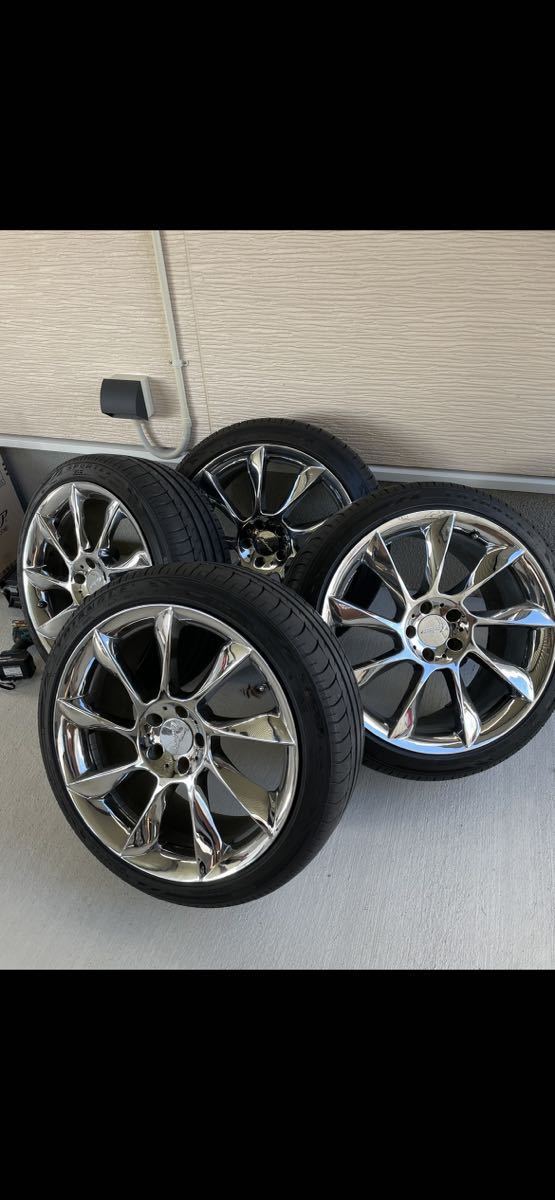 最新デザインの 値下げ 20インチ ロリンザーrs8タイプ メッキ 美品