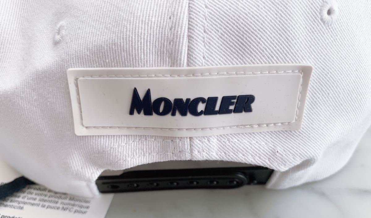 未使用!MONCLERモンクレール エンブレム付 キャップ 帽子♪ | web