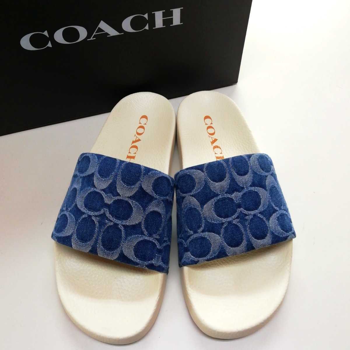 ◆新品/正規品◆【COACH★CA328-7D】コーチ 新作!! 百貨店商品♪ サンダル/シューズ シグネチャー 定価17,600円 即決!!_画像6