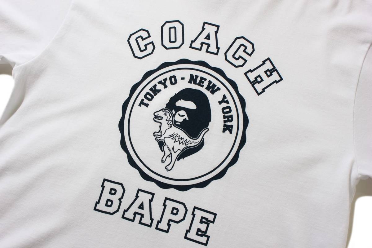 【BAPE(R)×COACH★C4881】限定コラボアイテム!半袖Tシャツ Yahoo!オークション - 限定コラボアイテム 新品/正規品 【BAPE(R