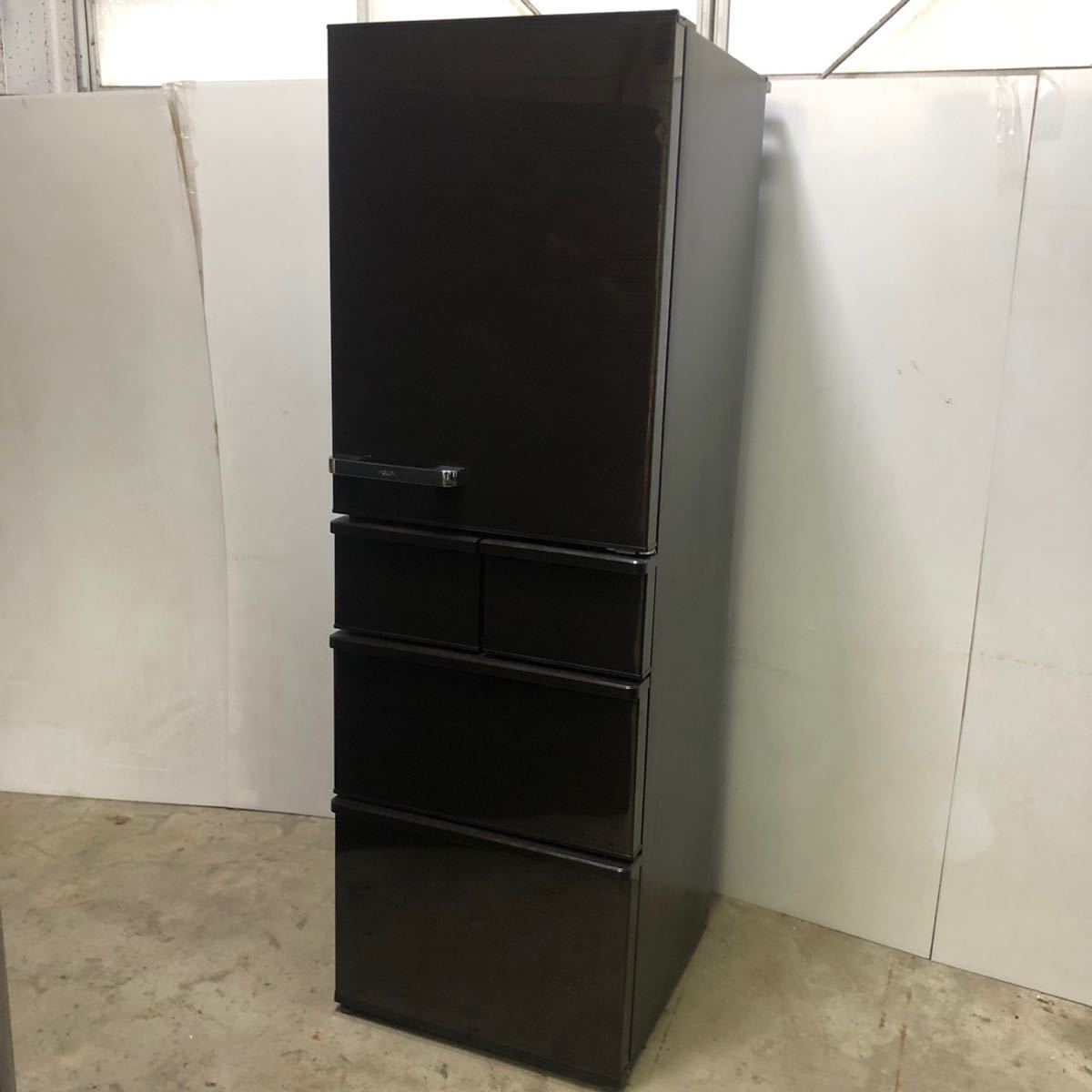 KJ050)AQUA アクア 冷凍冷蔵庫 AQR-SV42H-S 右開き 5ドア 415L 自動