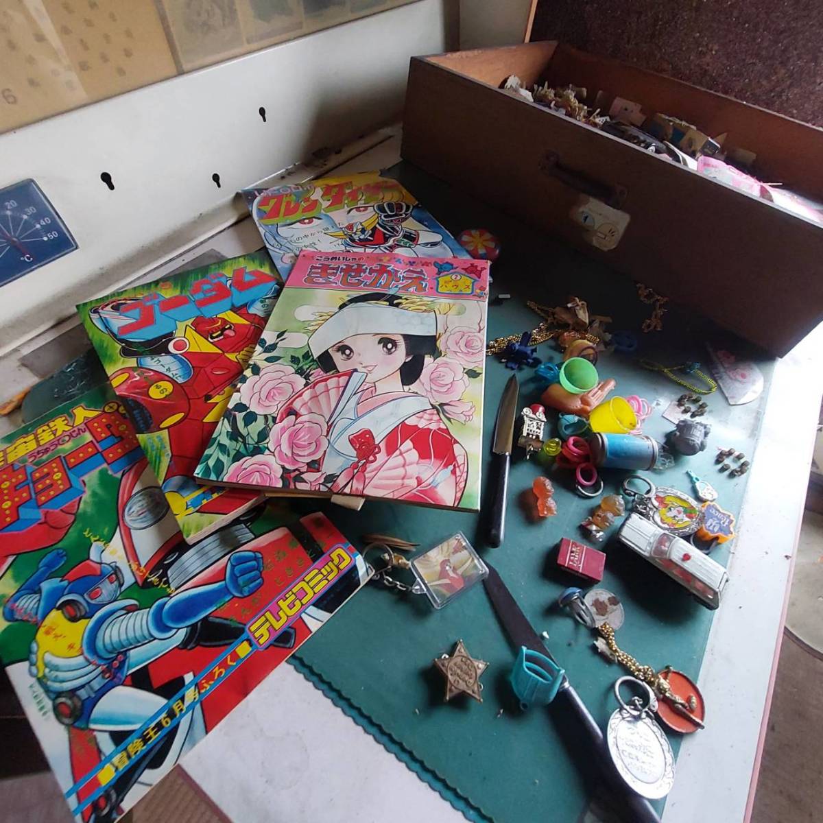 昭和レトロ 勉強机の引き出しから おもちゃ 食玩 ガチャガチャ 　男の子シリーズ_この中の一部となります。