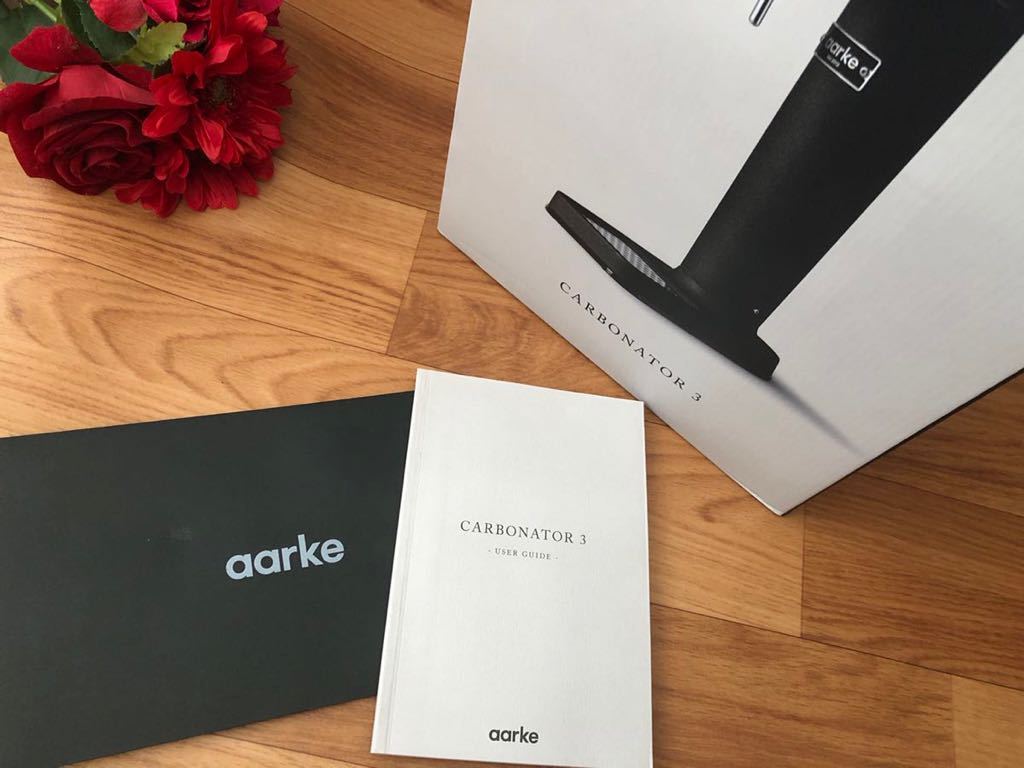 AARKE Carbonator Ⅲ ( マットブラック ) ソーダストリームガス