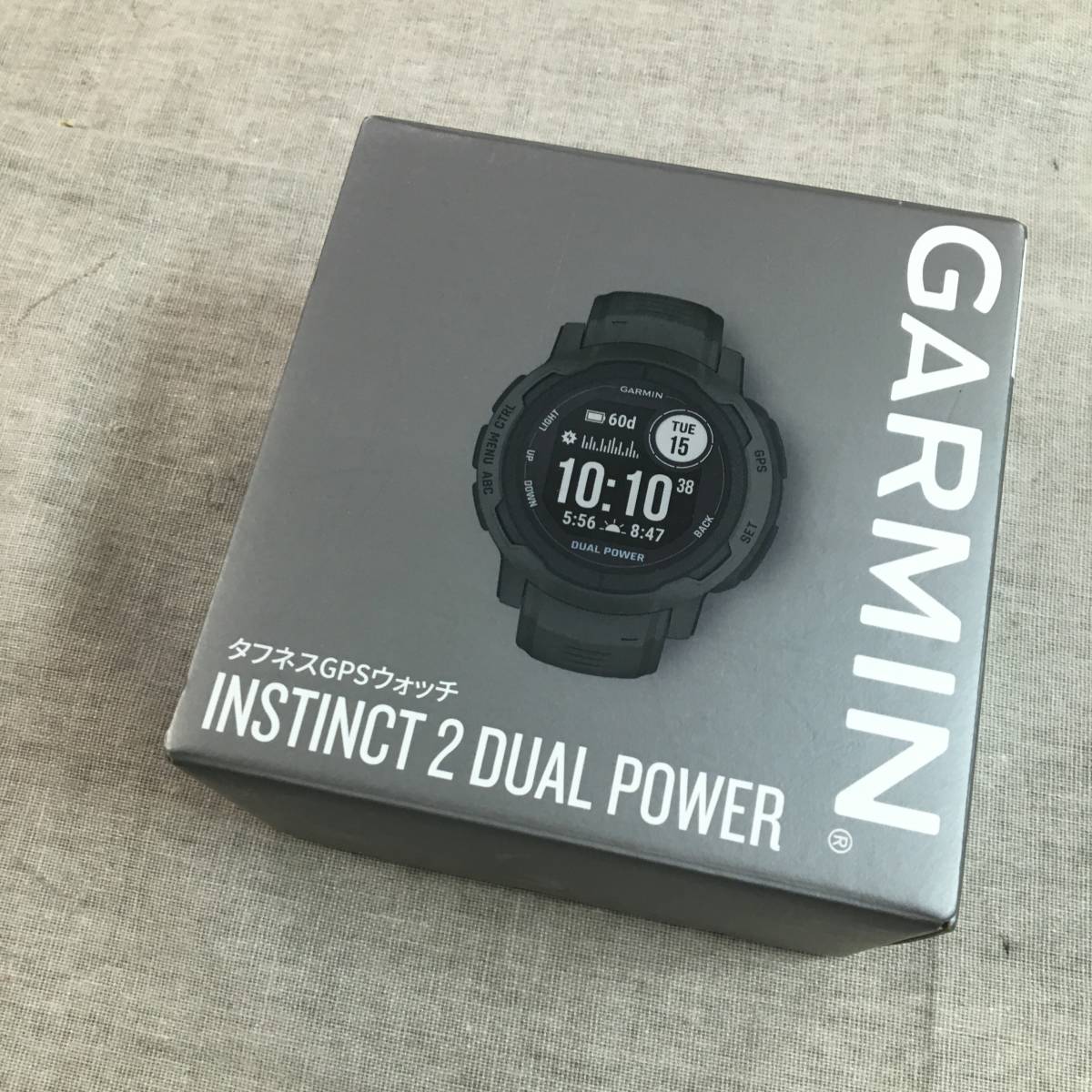 配送 Instinct 2 Dual Power Graphite Suica対応 腕時計(デジタル)