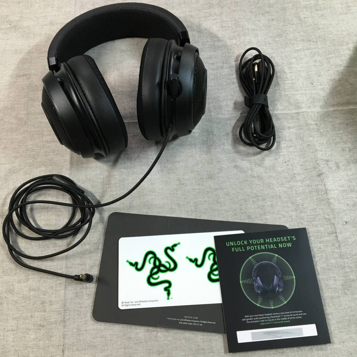 現状品 Razer Kraken Black ゲーミングヘッドセット アナログ接続 Ps4 Ps5 Pc Switch スマートフォン Rz04 0100 R3m1 その他 売買されたオークション情報 Yahooの商品情報をアーカイブ公開 オークファン Aucfan Com