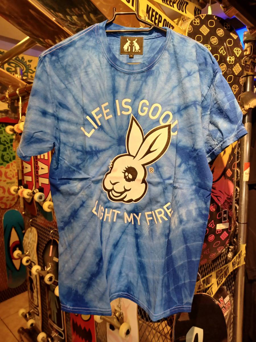 新品 新品MADBUNNY UG マッドバニー タイダイ ブルー M THE-UG ”LIFE