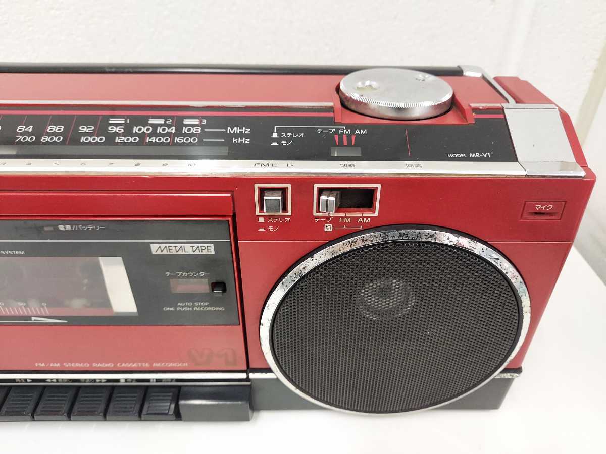 ながら ヤフオク! FM/AMステレオ アンティーク ラジカセ MR ...