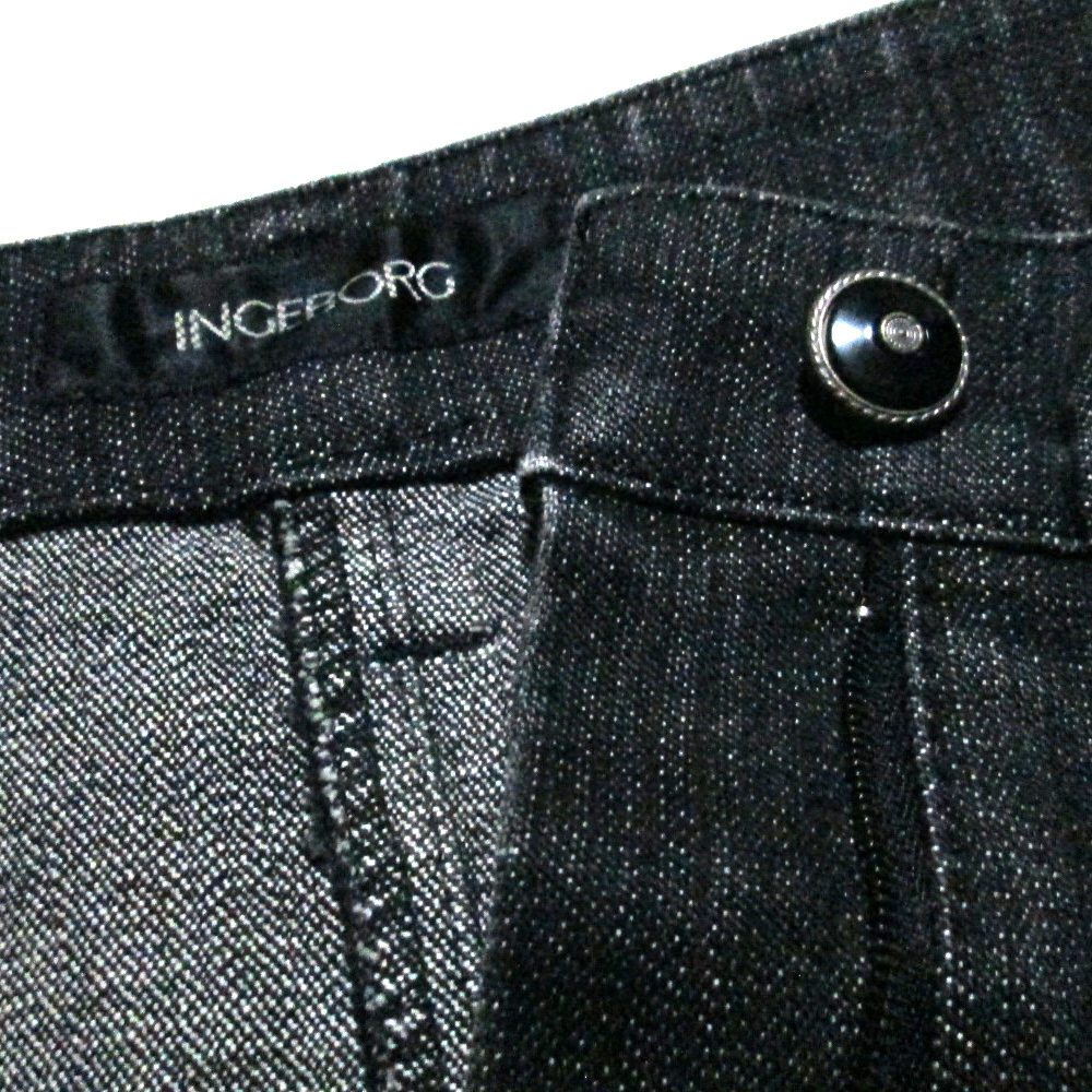 INGEBORG　インゲボルグ　「M」 デニム刺繍マキシ丈スカート 131988-q_画像4