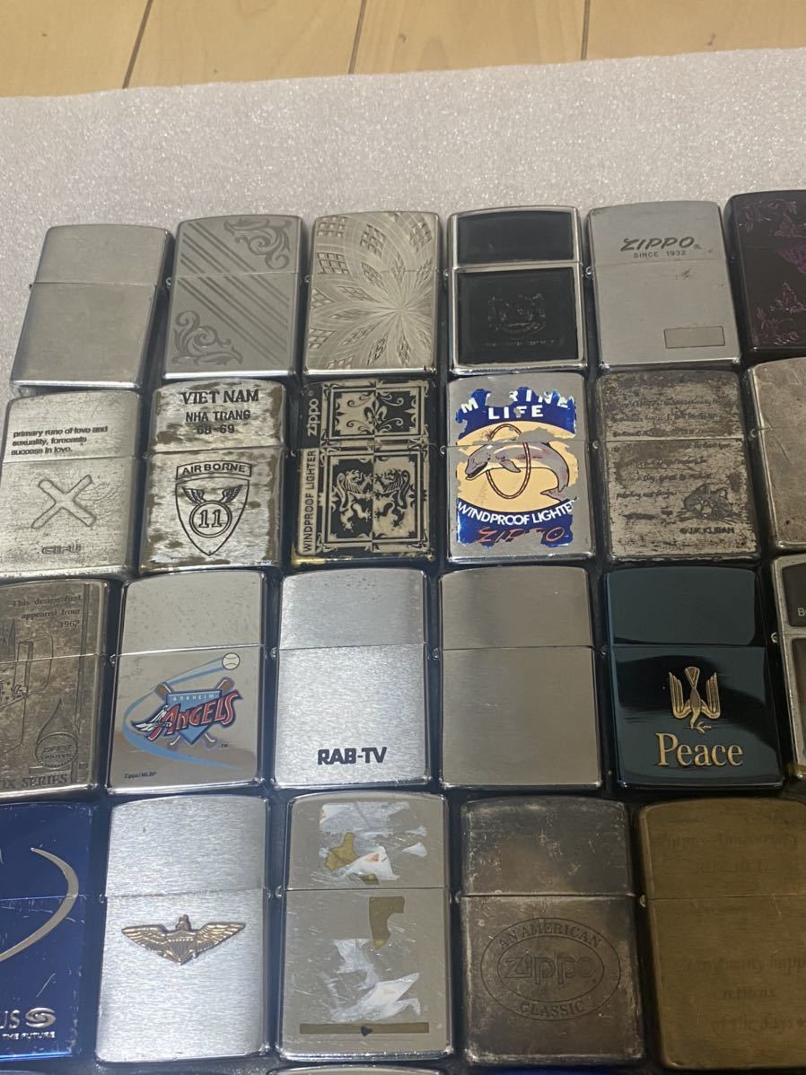 大量ジッポーライター オイルライター ZIPPO まとめて75点品ジャンク