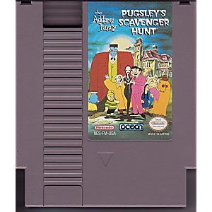 ★送料無料★北米版 ファミコン Pugsley's Scavenger Hunt NES アダムスファミリー