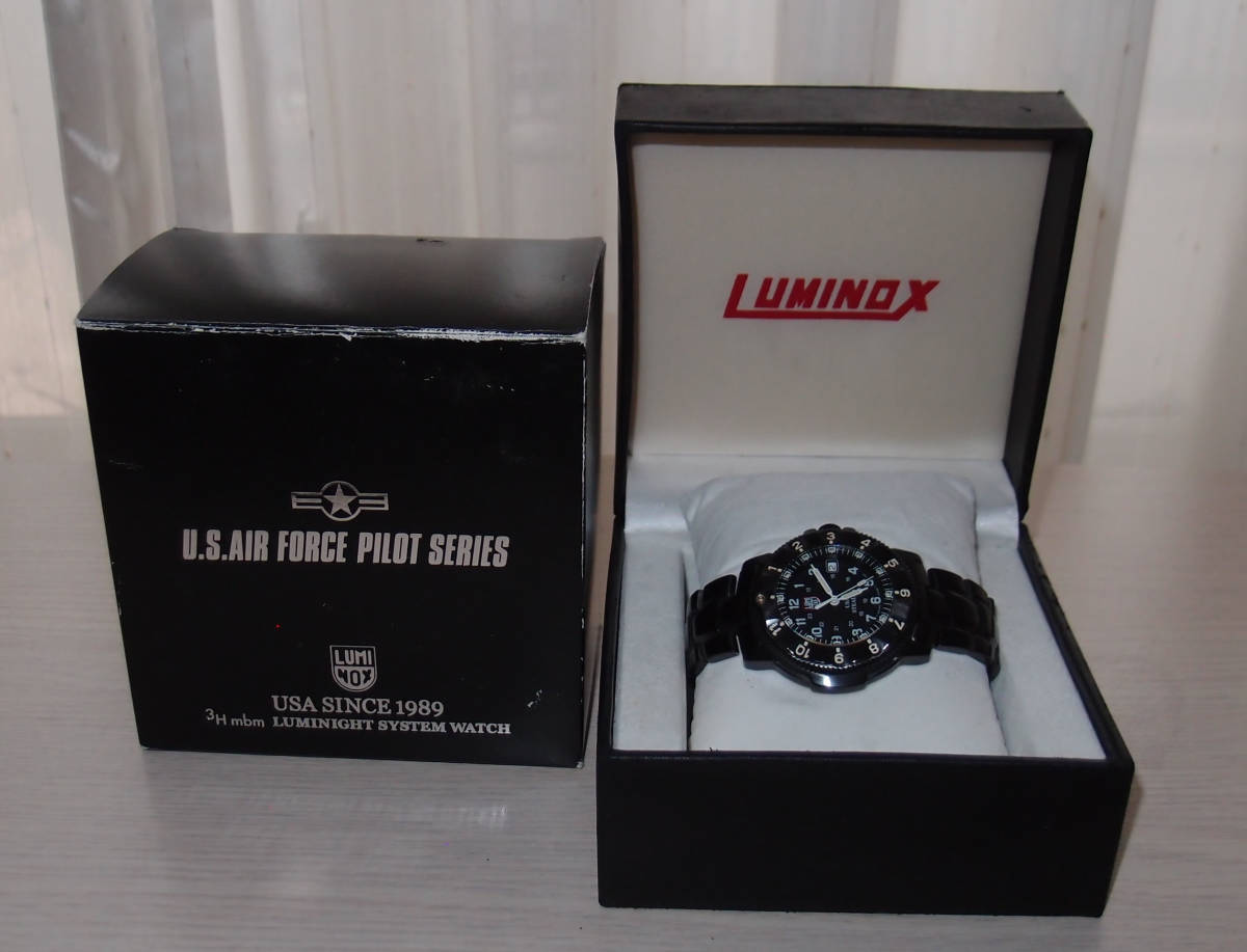 ルミノックス LUMINOX 腕時計 3400 AIRFORCE F-117 NIGHTHAWK ナイト