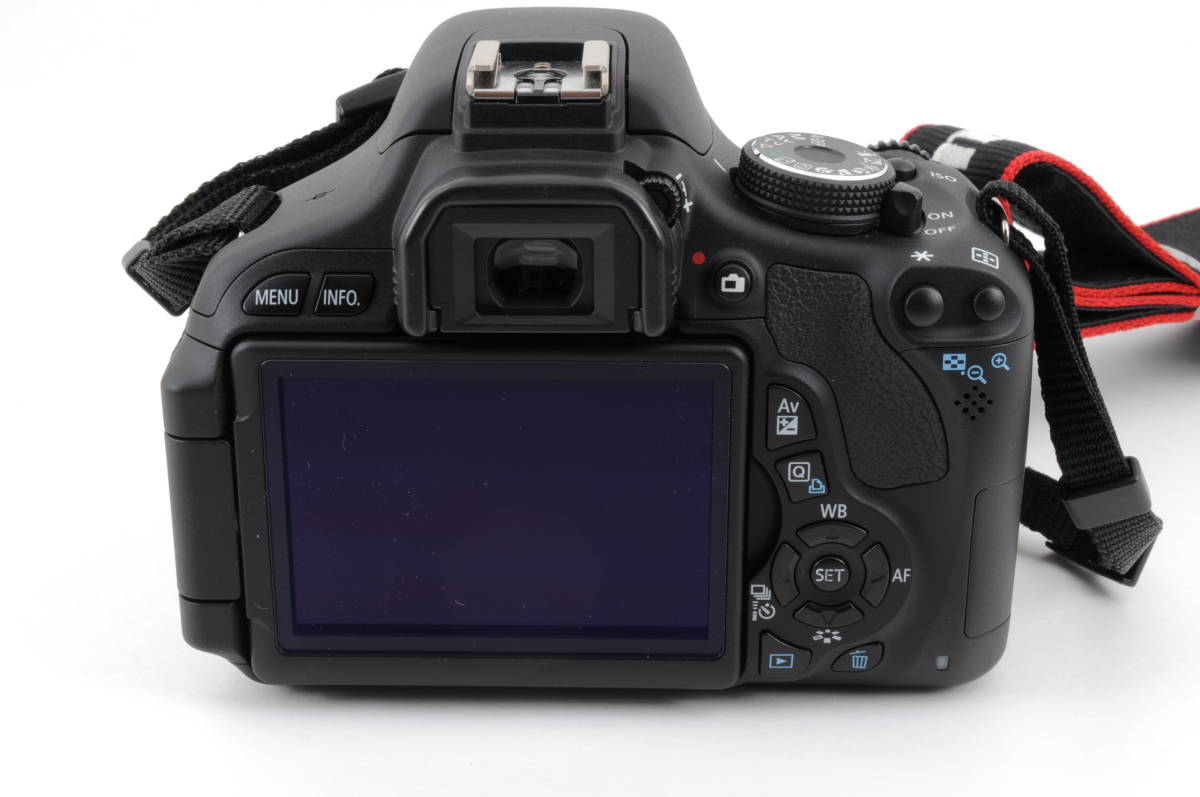 シャッター回数 732回 動作品 キャノン Canon EOS Kiss X5 レンズ EF-S 18-55mm f3.5-5.6 IS II デジタル一眼カメラ 取説 充電器付 管L1025_画像7