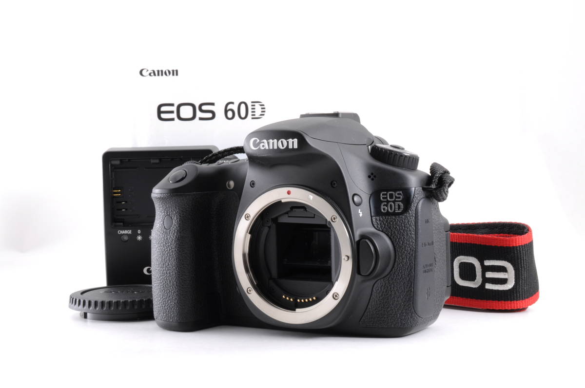 シャッター回数 5602回 動作品 キャノン Canon EOS 60D デジタル一眼カメラ 取説 充電器付 管K461