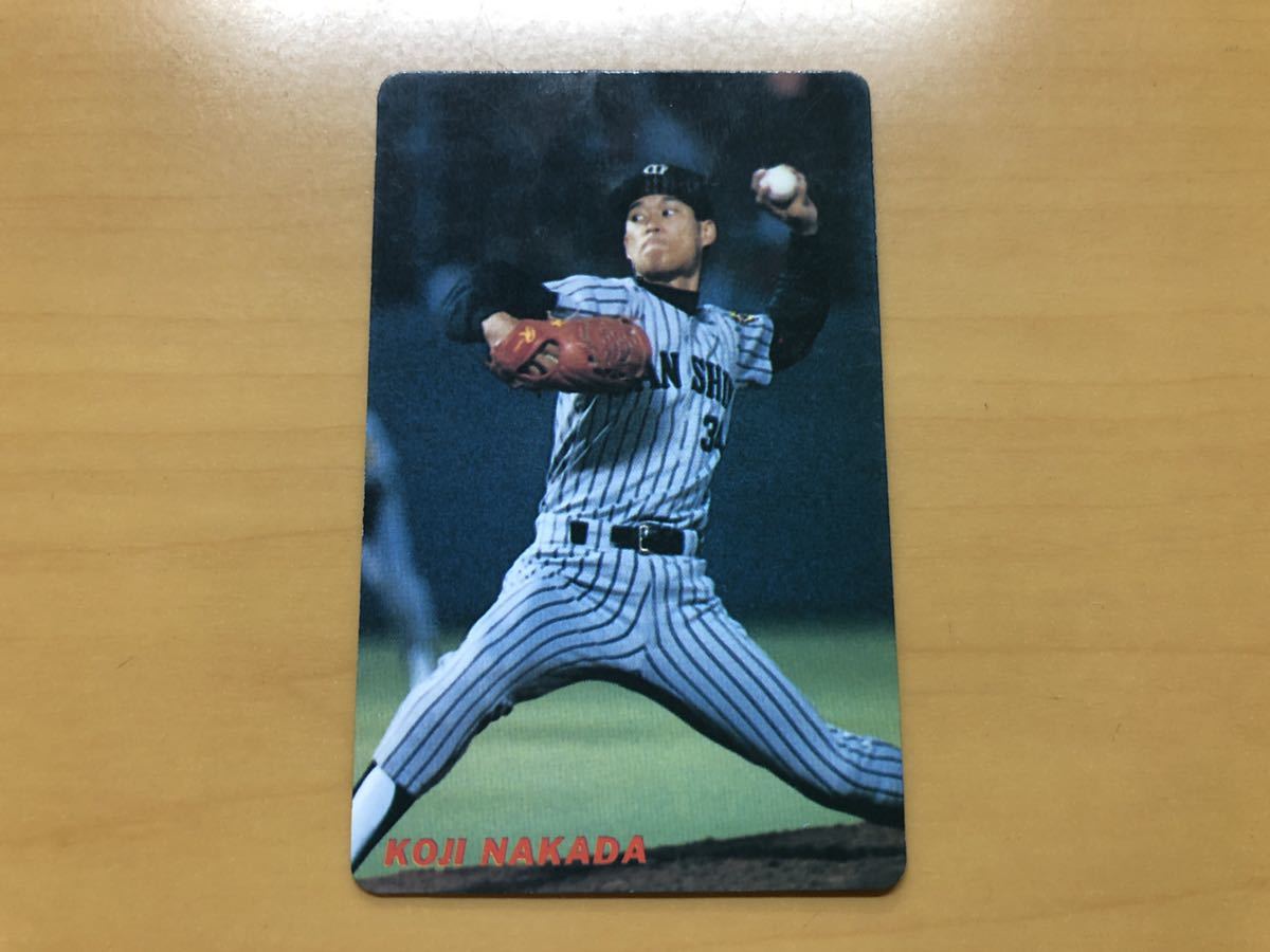 カルビープロ野球カード 1990年 仲田幸司(阪神タイガース) No.72の画像1