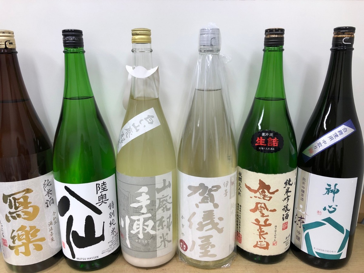 超激安定番】 人気の日本酒一升瓶6本セット 黒龍 鍋島 宮泉 くどき上手