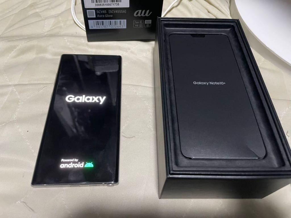 美品】au エーユー スマートフォン SAMSUNG サムスン Galaxy Note10+