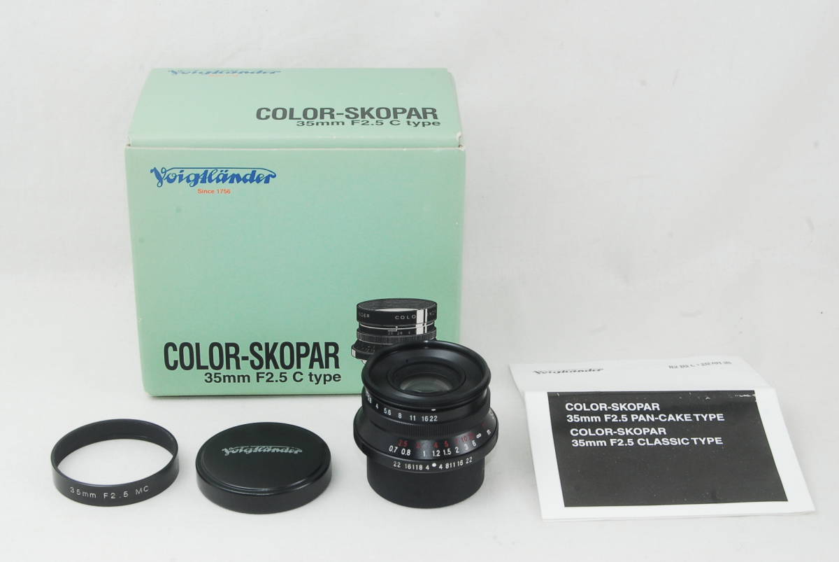 半額セールサイト  美品 MC F2.5 35mm COLOR-SKOPAR Voigtlander レンズ(単焦点)
