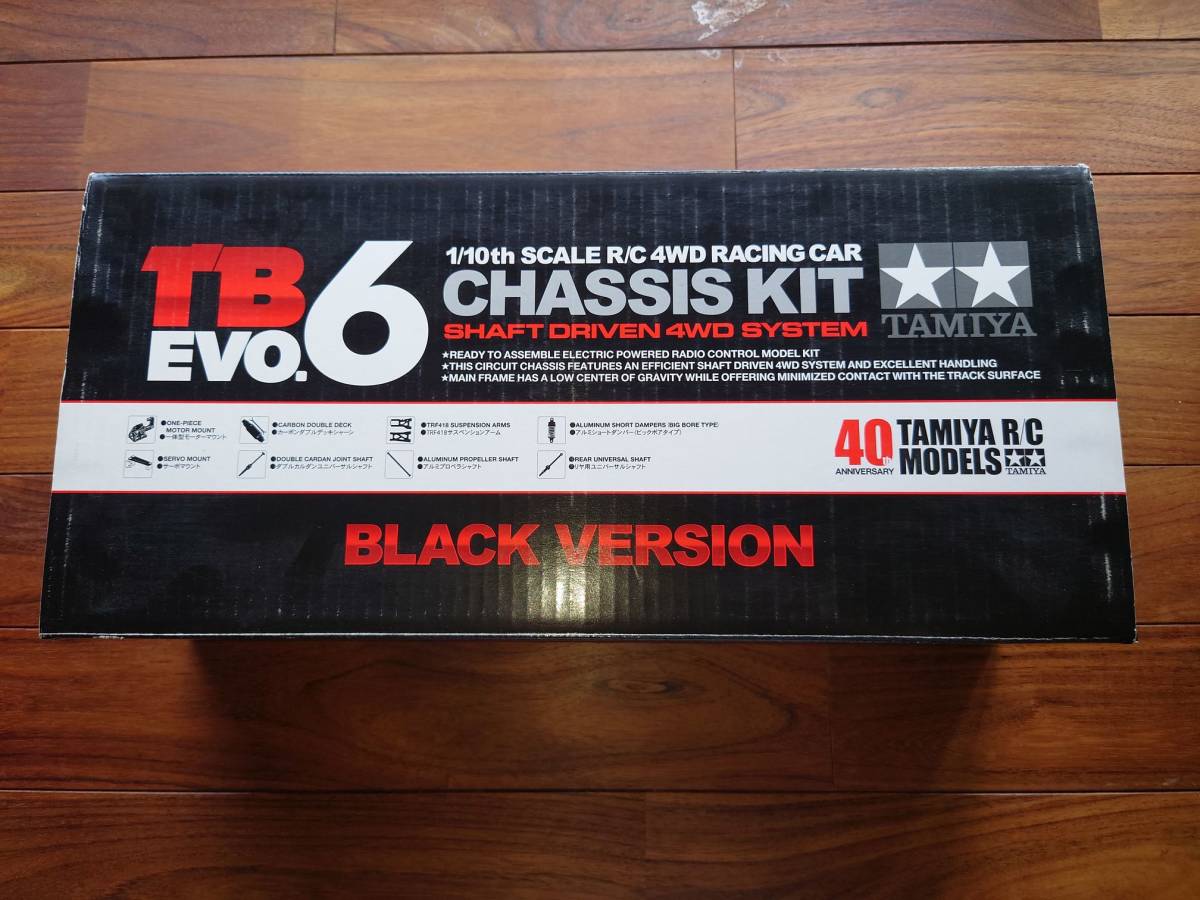 未組立 タミヤ 1/10RC TB EVO.6 BLACK VERSION + MS化パーツ www.pa