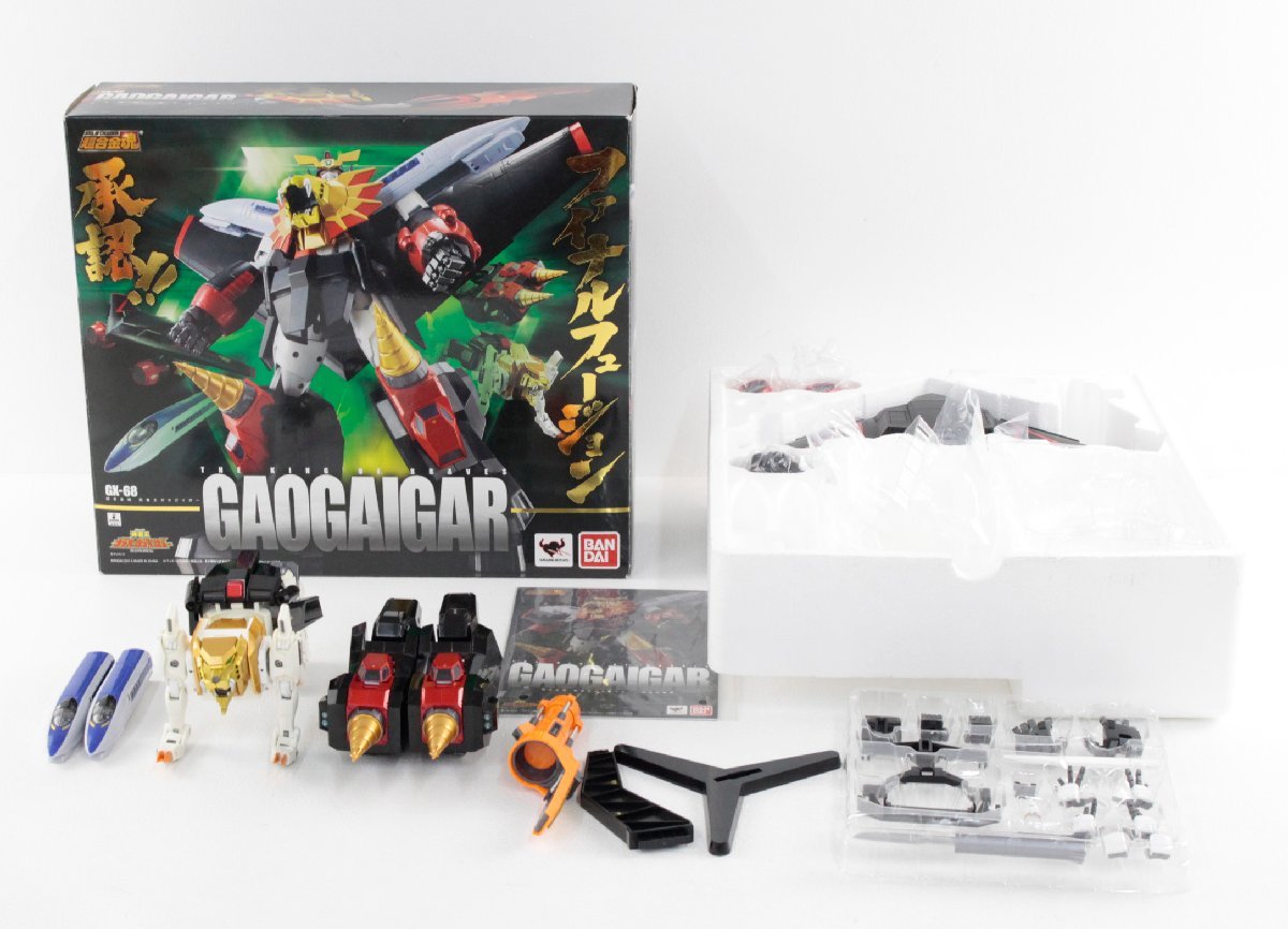 現状品】BANDAI バンダイ 超合金魂 GX-68 勇者王ガオガイガー , www