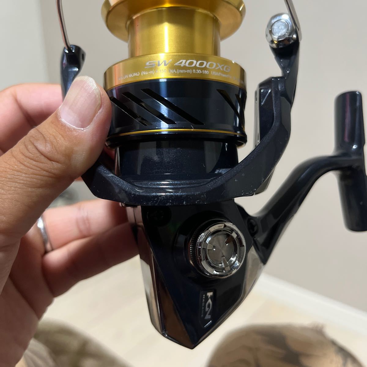 SHIMANO スフェロスSW 4000XG SPHEROS SW 4000XG ゴメクサスハンドル付