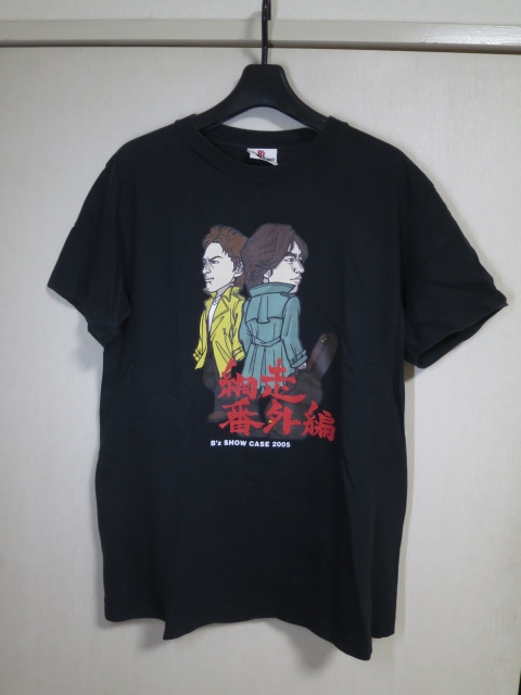 B'z SHOWCASE 2005 網走番外編 限定 Tシャツ サイズ M ブラック B'z SHOWCASE 2005 網走番外編 限定 Tシャツ サイズ M ブラック
