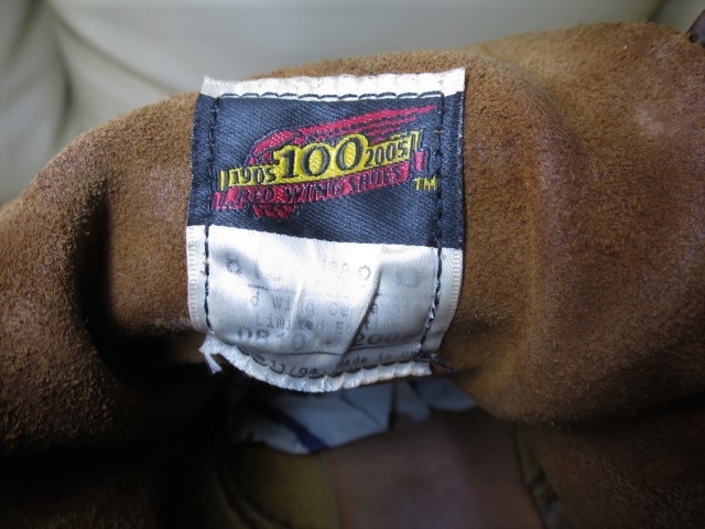 RED WING レッドウィング ★ 8158 US 9 27cm 100周年 限定 ホーウィンクロムエクセル アイリッシュセッター ブーツ プレーントゥ ブラウン_画像4