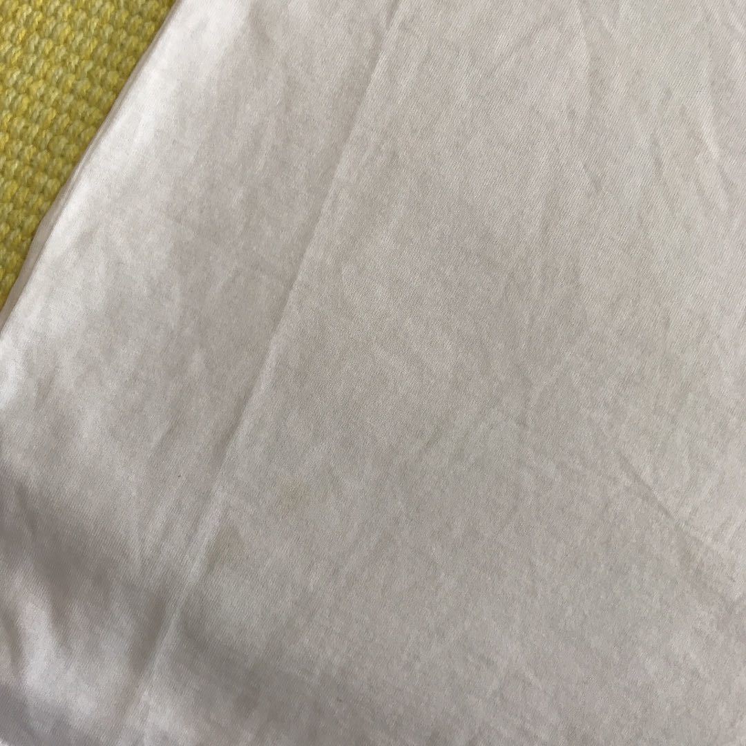 送料無料 大人気 BURBERRY ダブルロゴプリント ホワイト 半袖Tシャツ