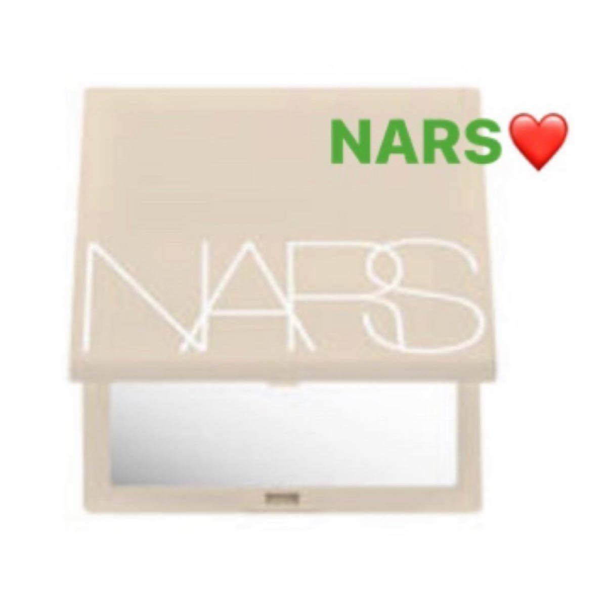 NARS ナーズ スクエアコンパクトミラー（ベージュ）片方拡大鏡 2面 