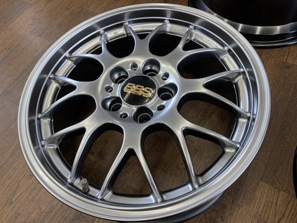 §鍛造!軽量!BBS RG-R RG717 17X7.5J+38 108-5H ハイグロス 専門業者仕上げ!美品4本 ボルボ V70/S70/C70/S80/S60 プジョー 308/407/508 等_画像3