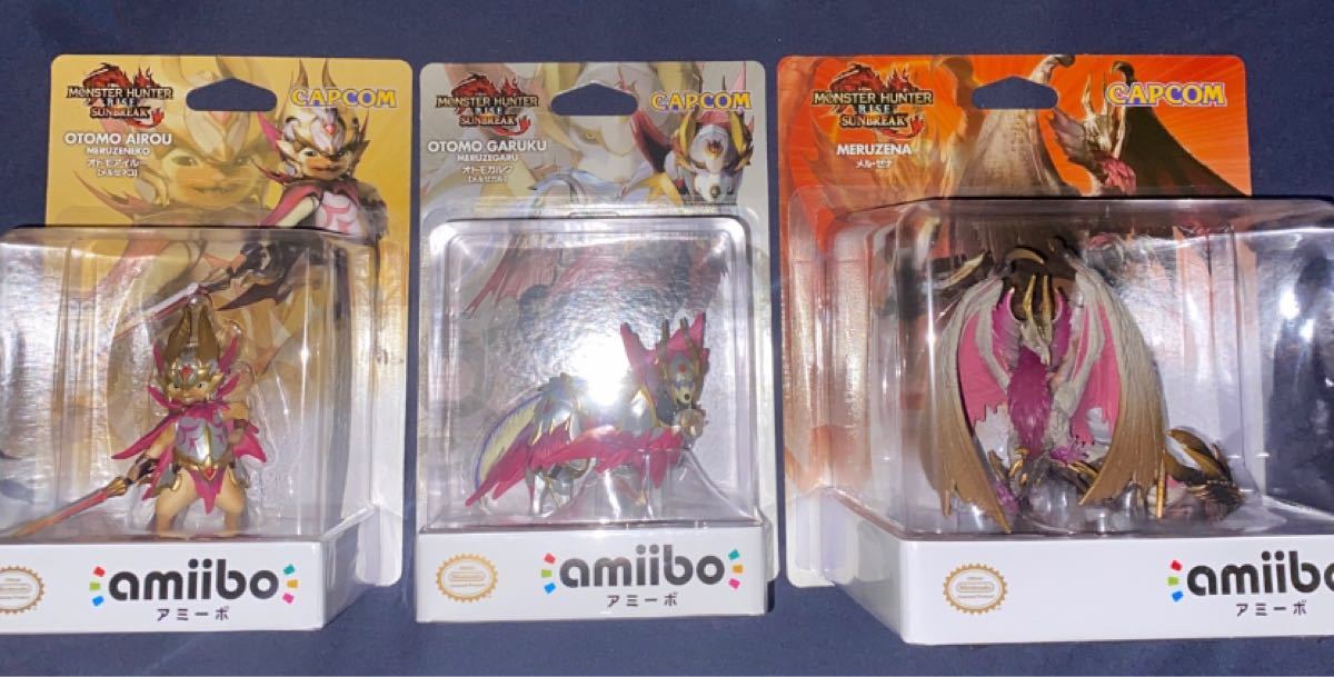 モンスターハンターライズ サンブレイク amiibo 3種