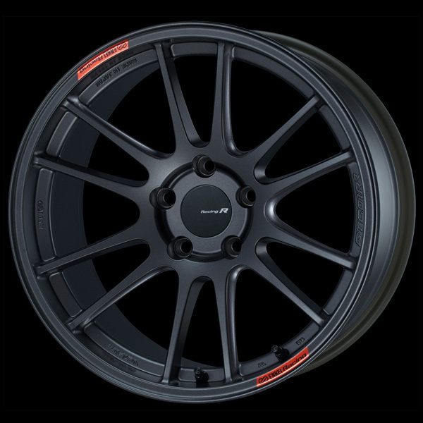 大切な PCD114.3 5穴 +50(ET50) 18x8.5J GTC01RR ENKEI ★エンケイ Matte 新品4本セット Gunmetallic(ガンメタ) Dark 5穴