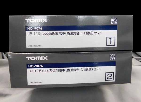 【A】TOMIX HO-9076 115 1000形近郊電車 (横須賀色-C1編成) 6両 新品_画像1