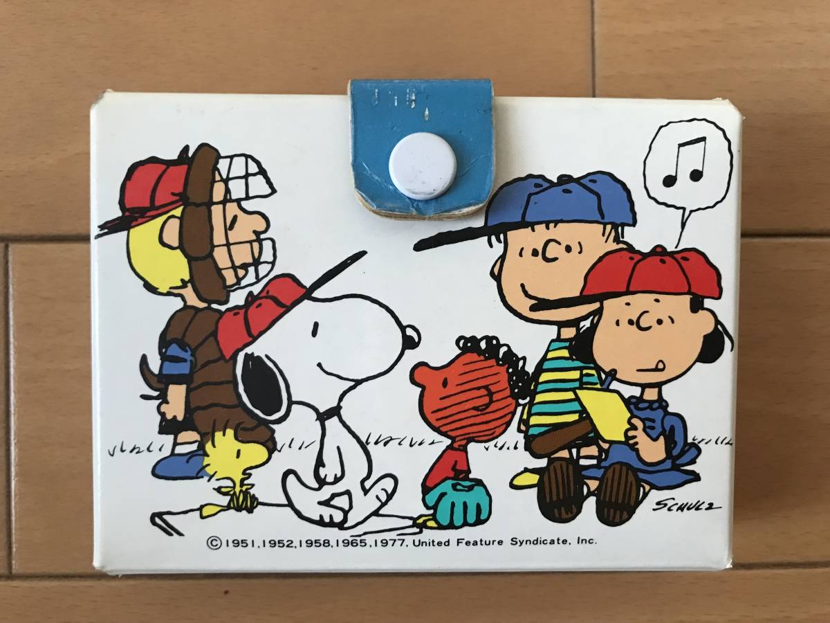 昭和レトロ！★スヌーピー　PEANUTS★小物入れ_画像1