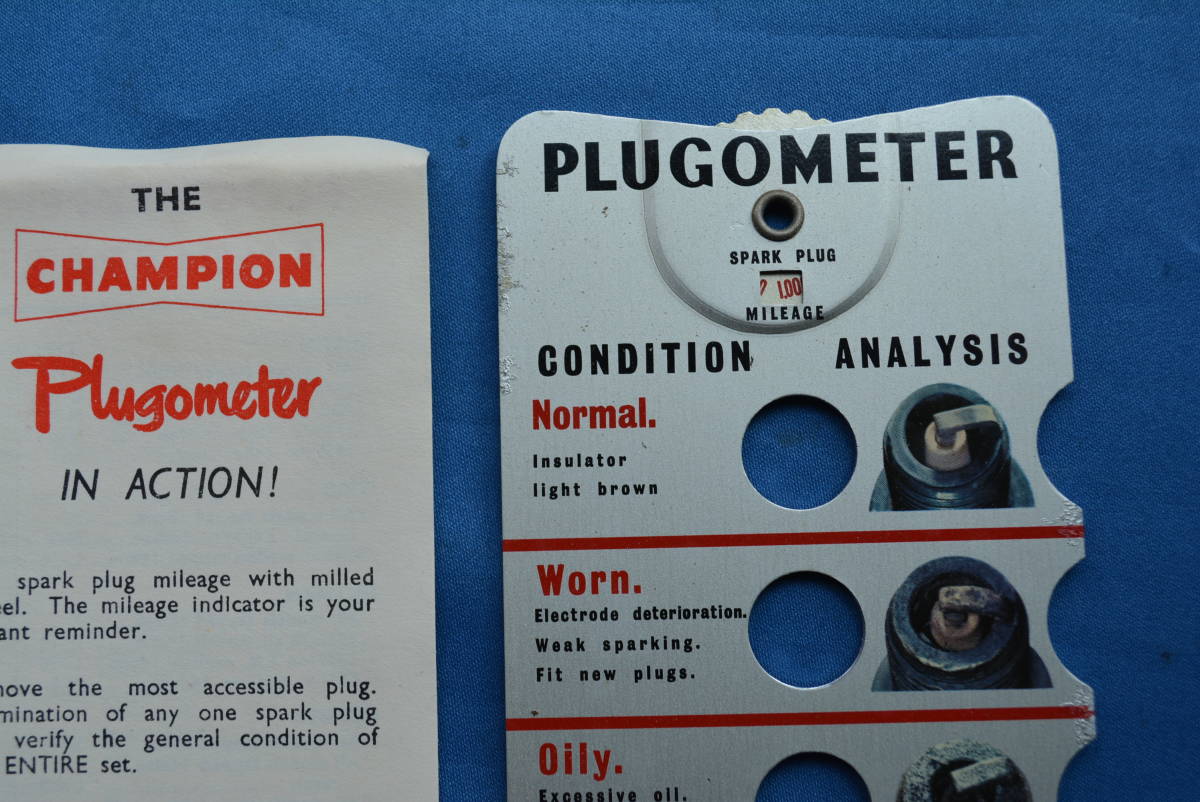 当時物　BMC　純正オプション　CHAMPION PLUGO METER　未使用品_画像4