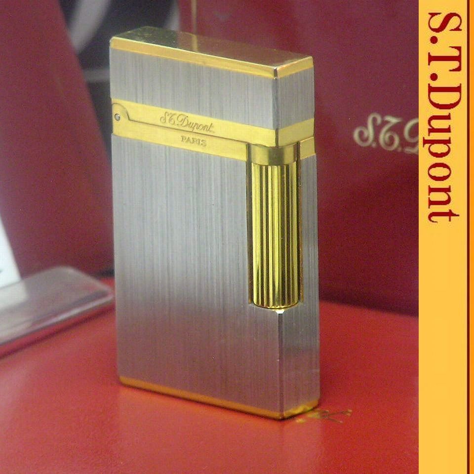 サイメヘアー コンビ 】S.T.Dupont シルバー&イエローゴールド コンビ