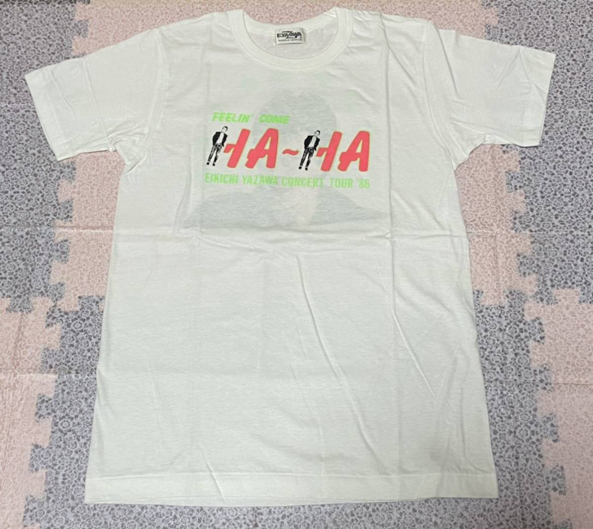 矢沢永吉 E.YAZAWA '86ツアーTシャツ 36年前の なお品 品 レア(その他 